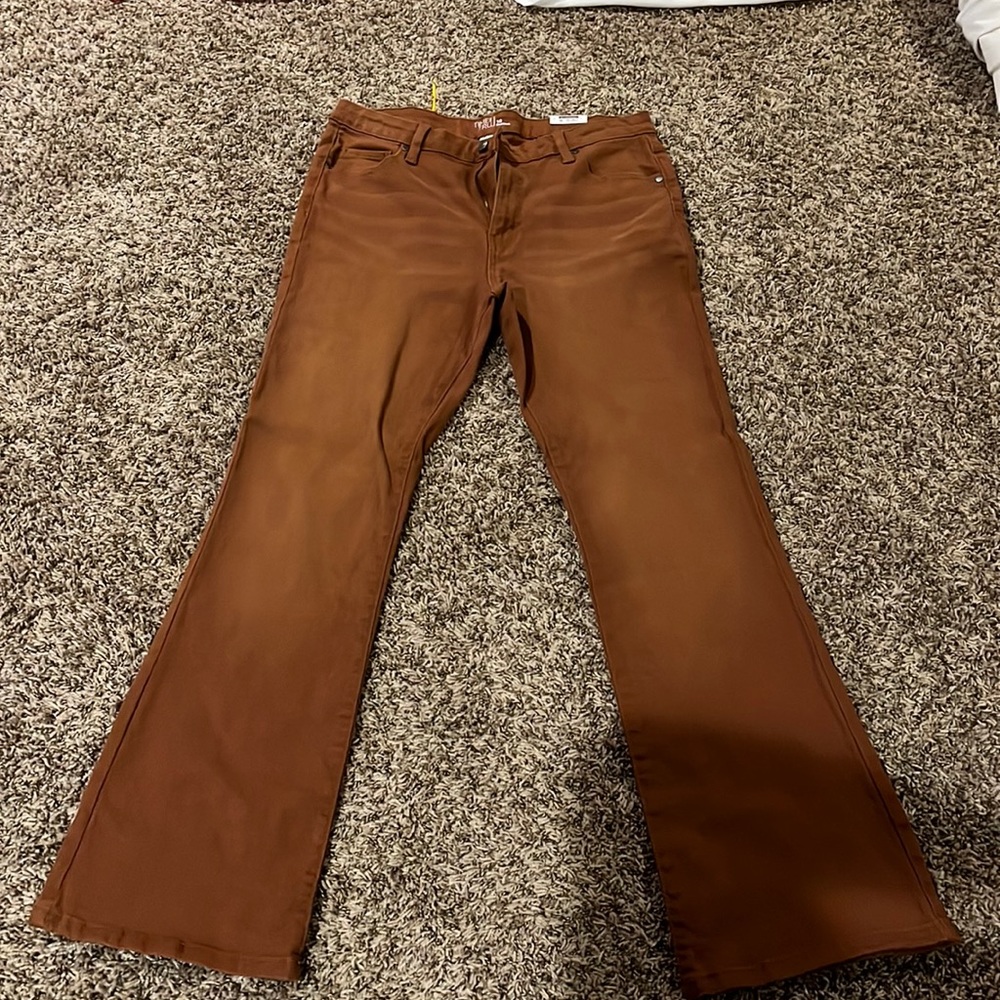 Boot Cut Orange rusty jeans